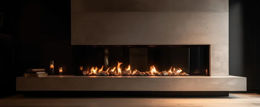 Gas Fireplace Ember Bed Design Services in Maywood, California